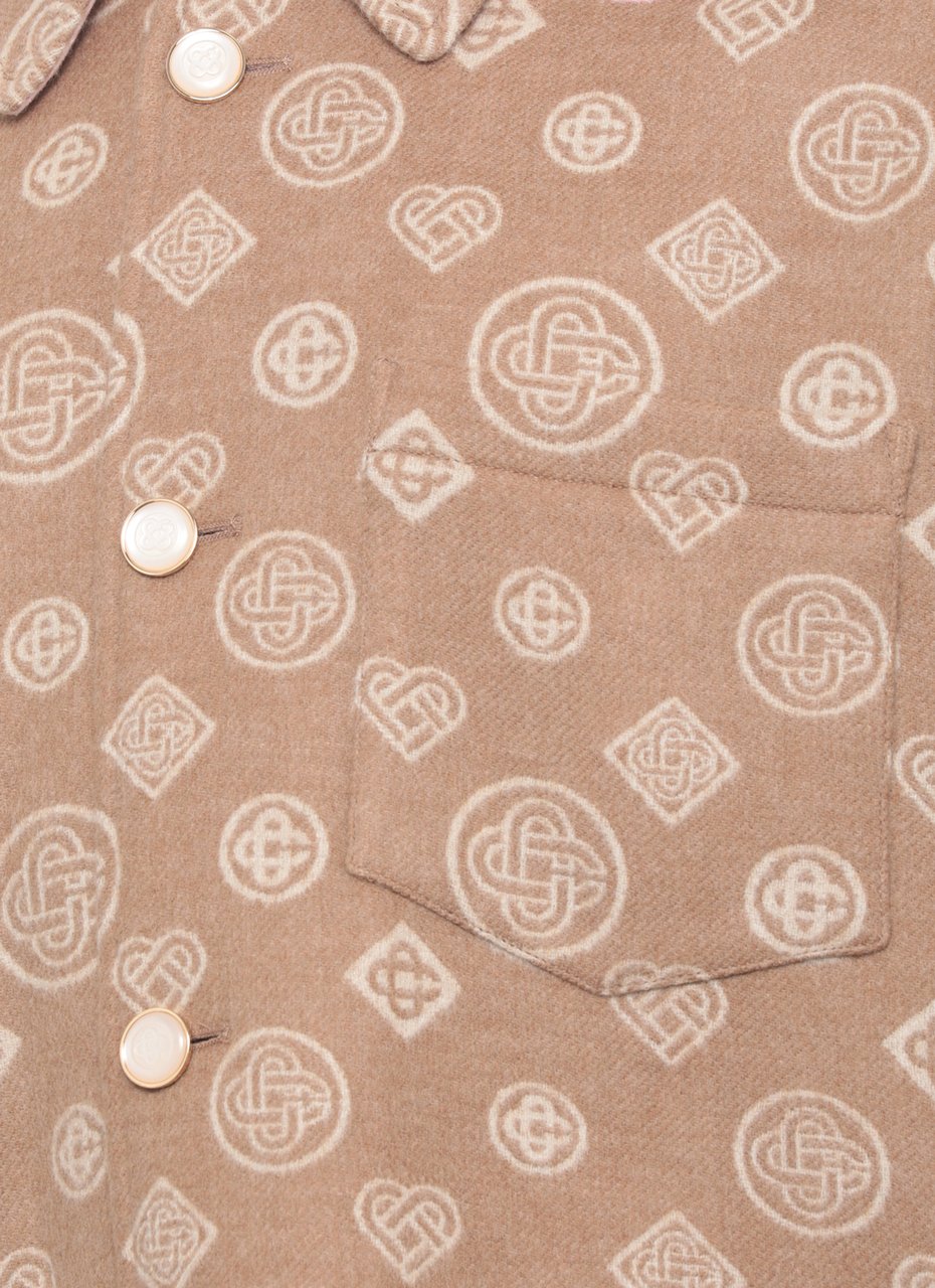 Casablanca Coats Brown Beige