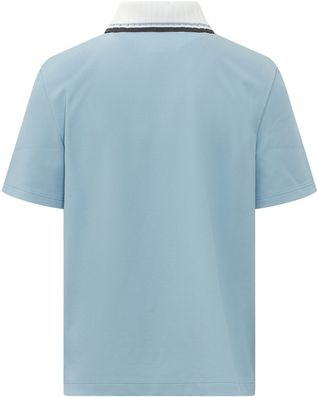 Casablanca Polo Round con Zip Lichtblauw