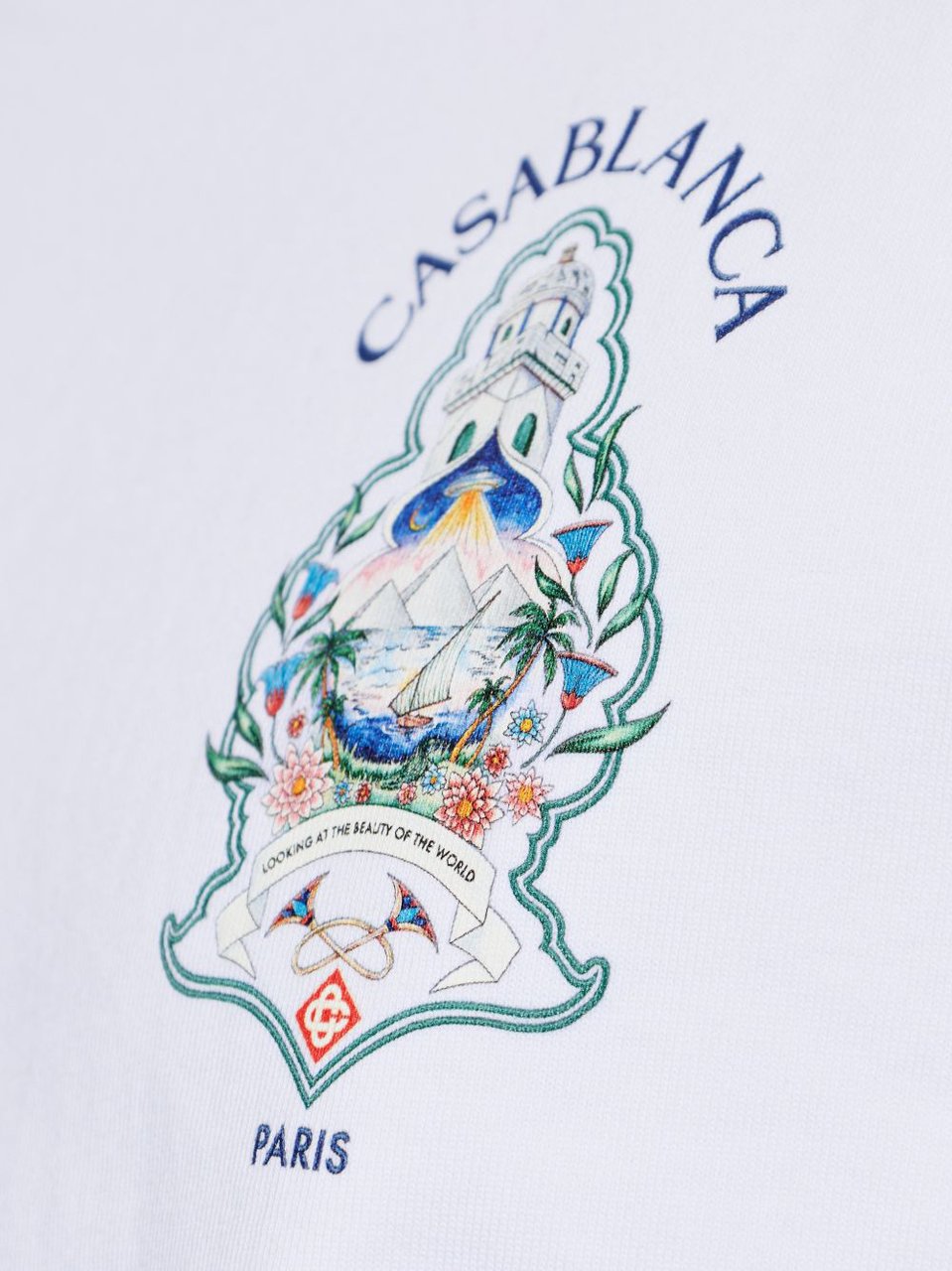 Casablanca T-Shirts And Polos White Wit