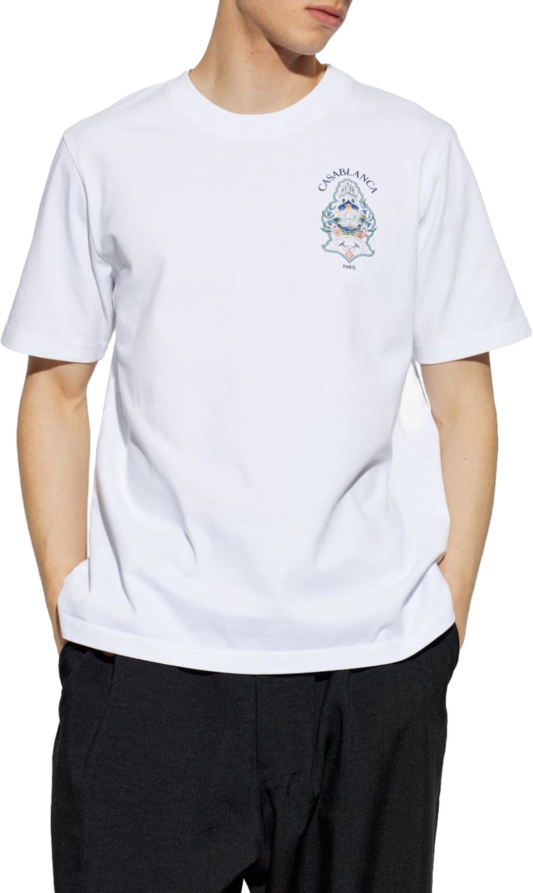 Casablanca T-Shirts And Polos White Wit