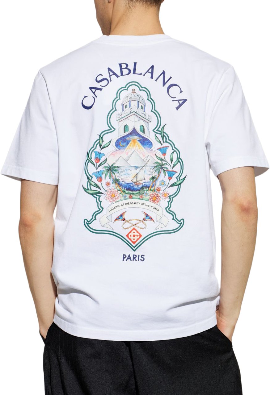 Casablanca T-Shirts And Polos White Wit