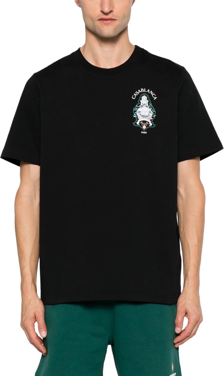 Casablanca T-Shirts And Polos Black Zwart