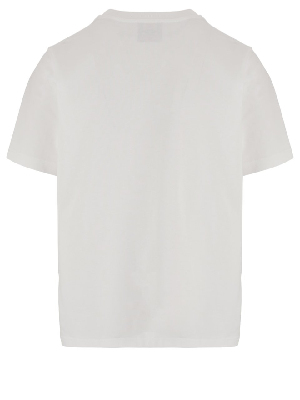 Casablanca White Front Logo Cotton T-Shirt Wit