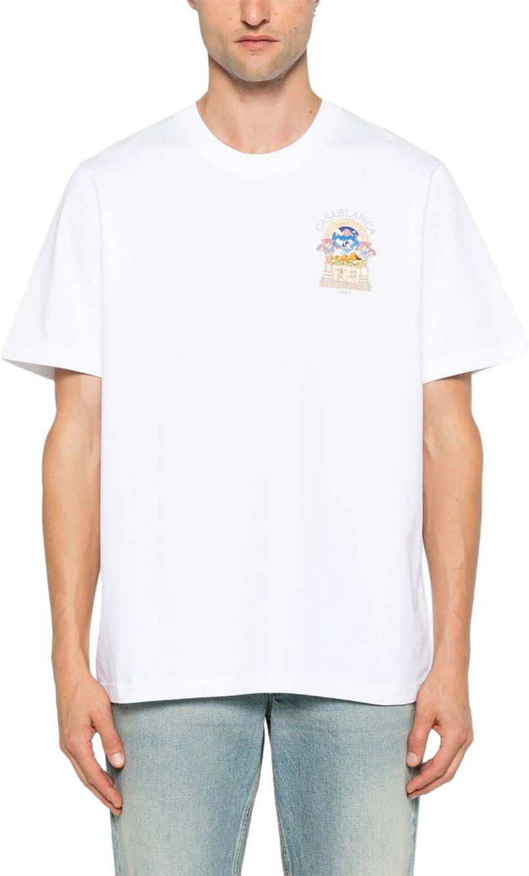 Casablanca T-Shirts And Polos White Wit