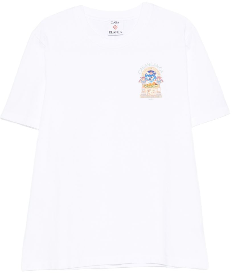 Casablanca T-Shirts And Polos White Wit