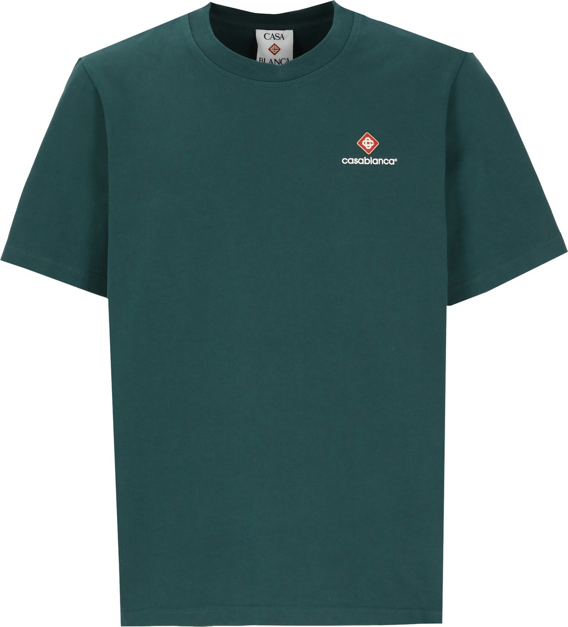 Casablanca T-Shirts And Polos Green Donkergroen