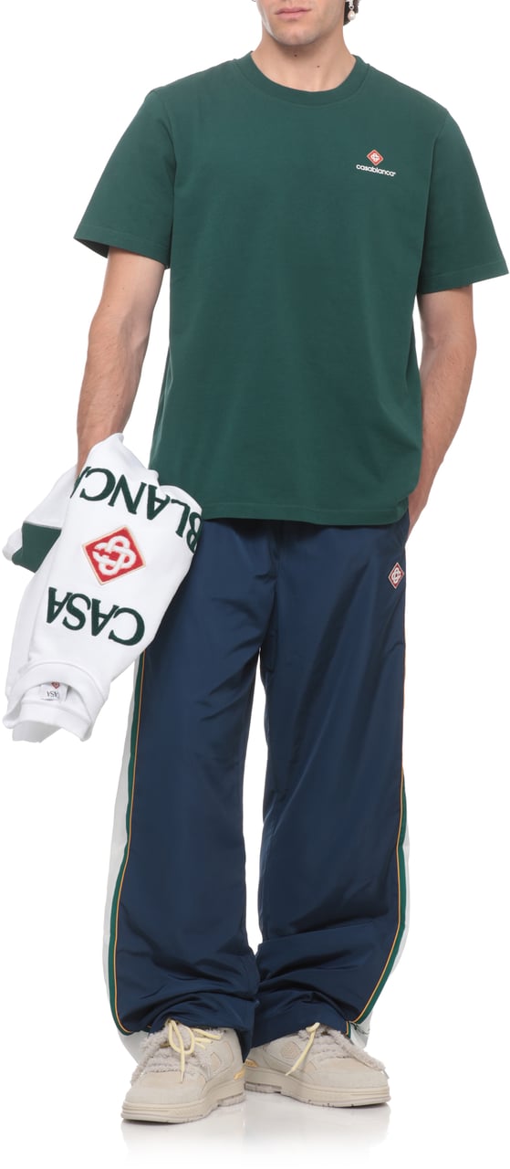 Casablanca T-Shirts And Polos Green Donkergroen