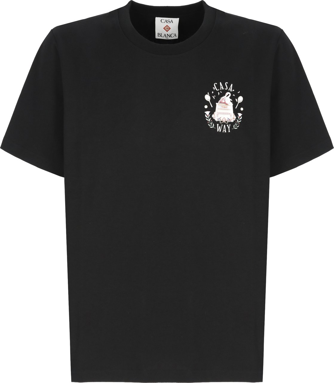 Casablanca T-Shirts And Polos Black Zwart