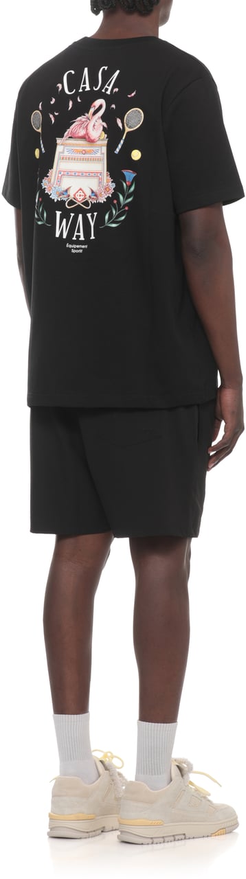 Casablanca T-Shirts And Polos Black Zwart