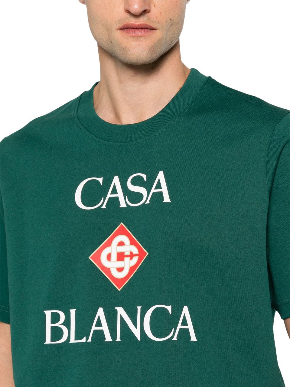 Casablanca T-Shirts And Polos Navy Donkergroen