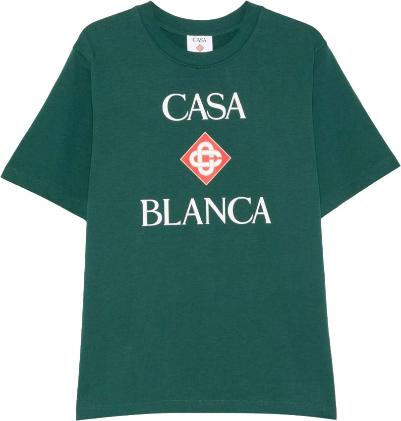 Casablanca T-Shirts And Polos Navy Donkergroen