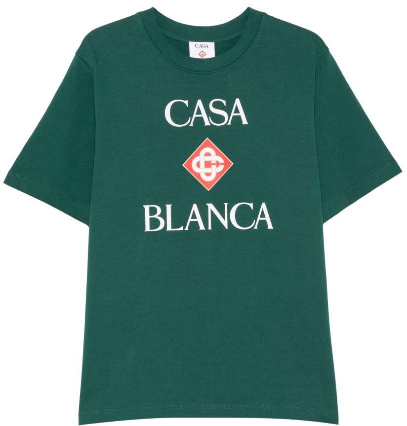 Casablanca T-Shirts And Polos Navy Donkergroen