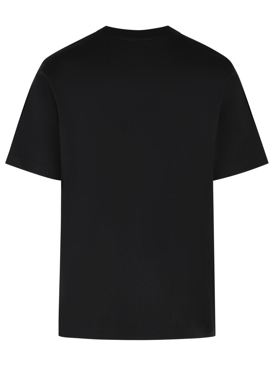 Casablanca 'Tennis Club Triangle' Black Cotton T-Shirt Zwart