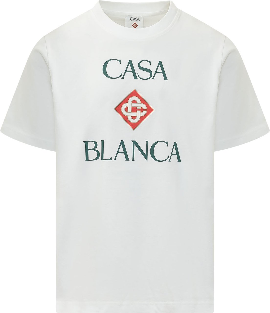 Casablanca T-shirt con Stampa Logo Wit