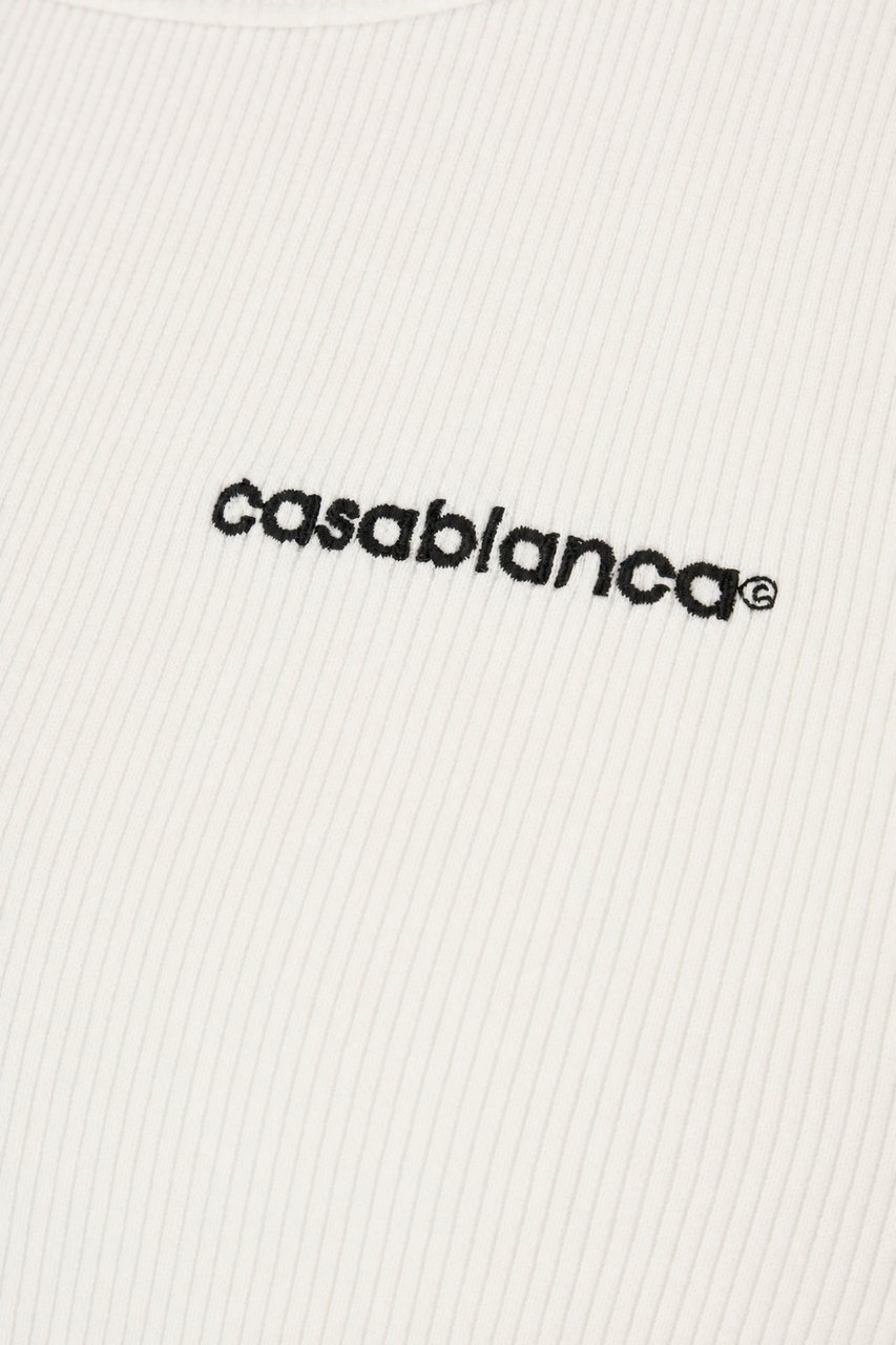 Casablanca White cotton top Wit