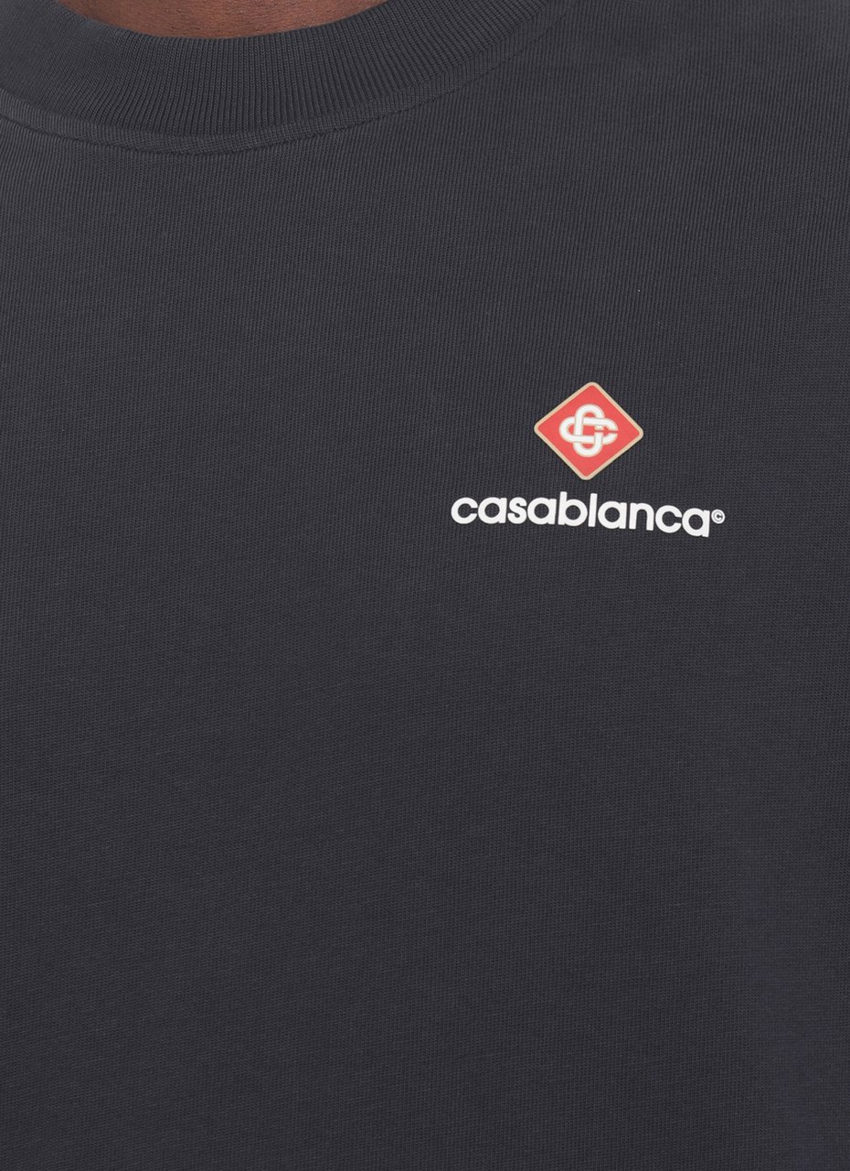 Casablanca T-Shirts And Polos Black Zwart