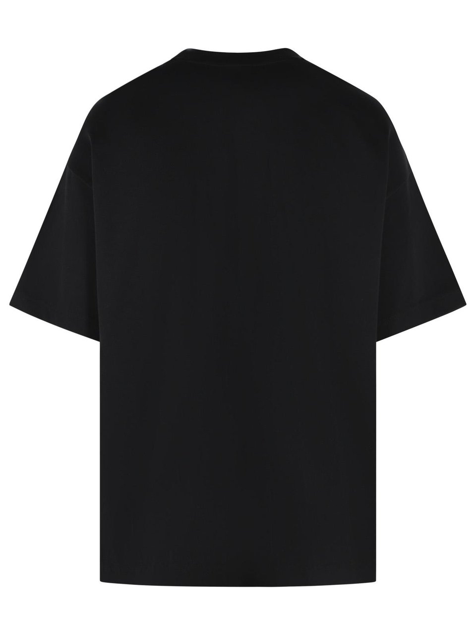 Casablanca 'Casa Airspray' Black Cotton T-Shirt Zwart