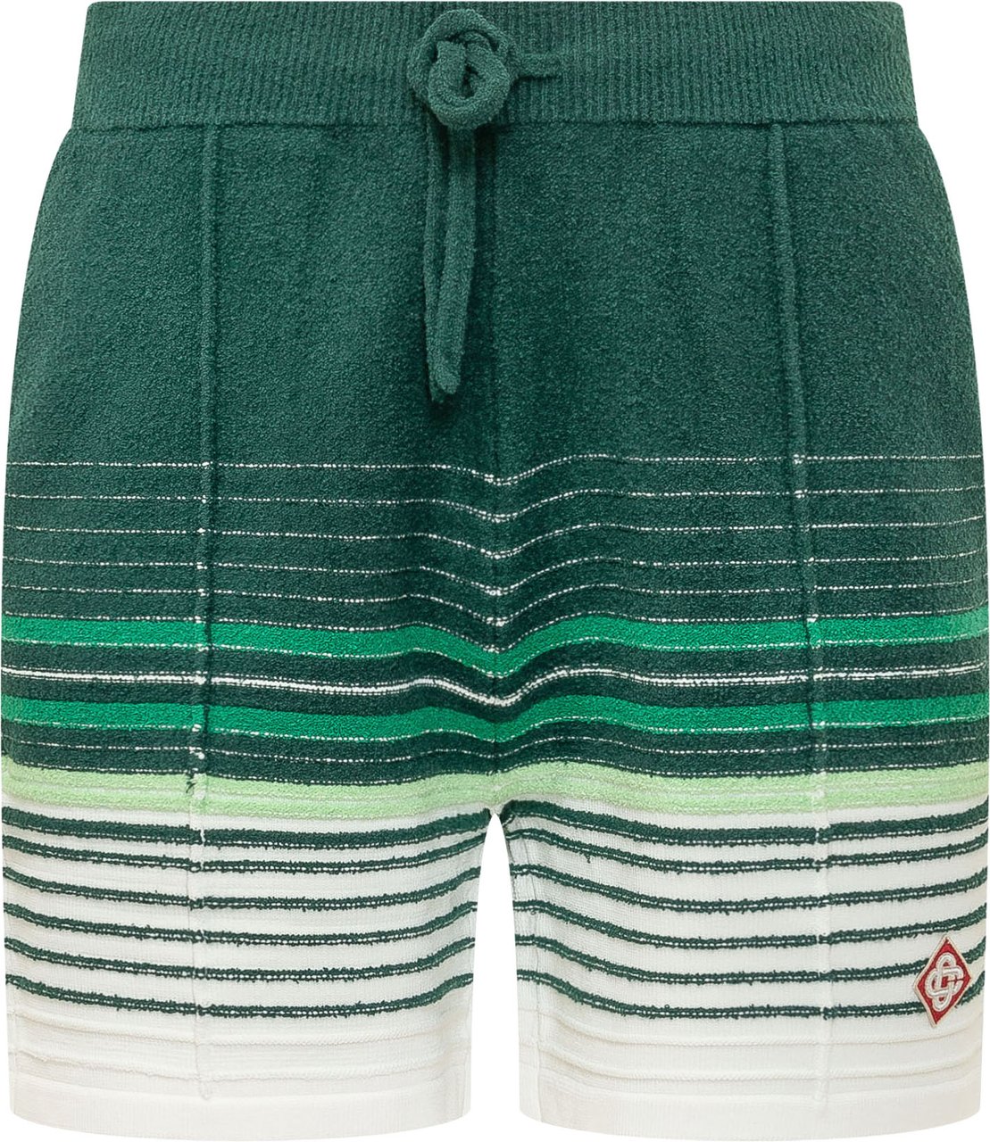 Casablanca Shorts Boucle a Righe Groen