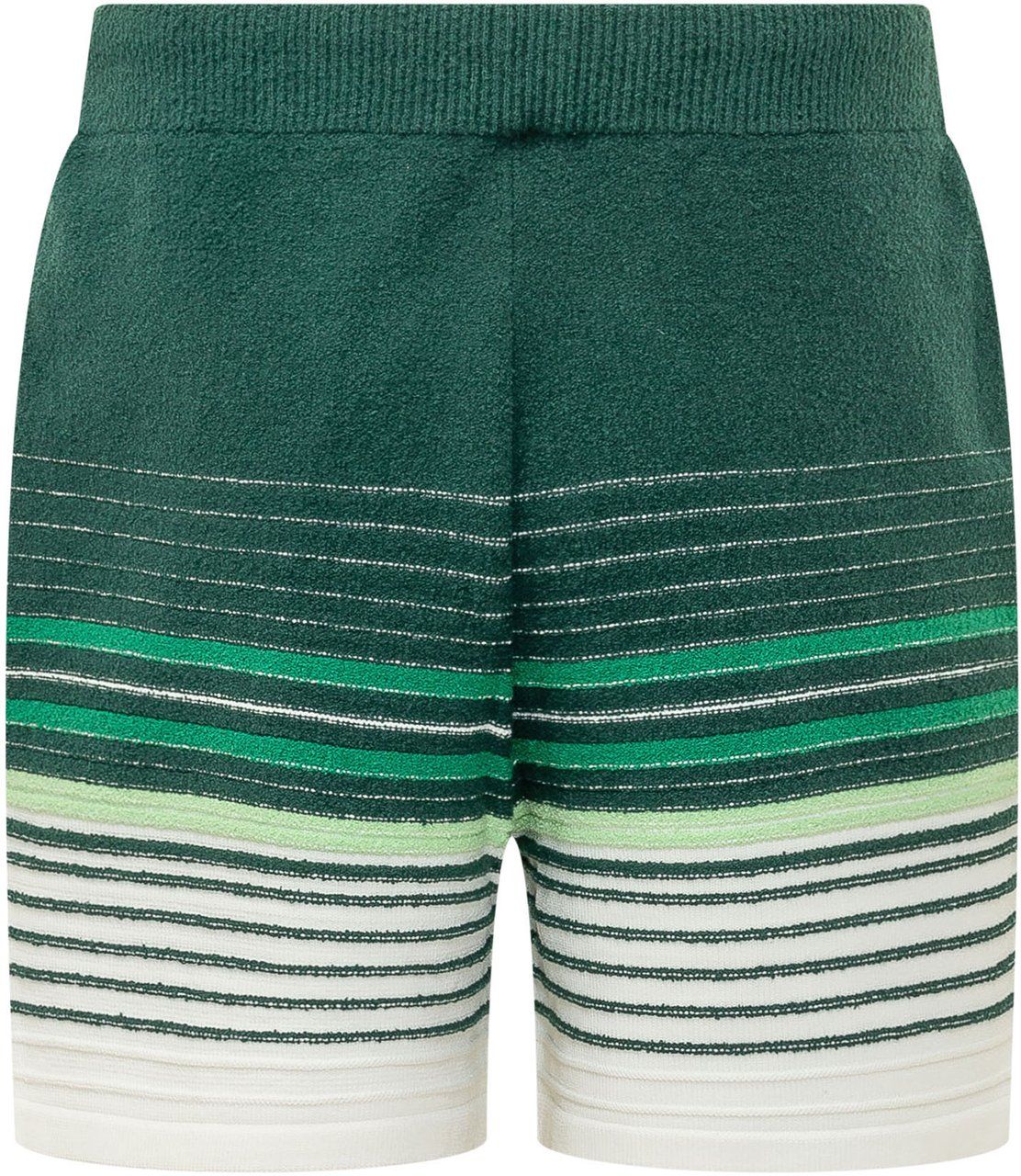 Casablanca Shorts Boucle a Righe Groen