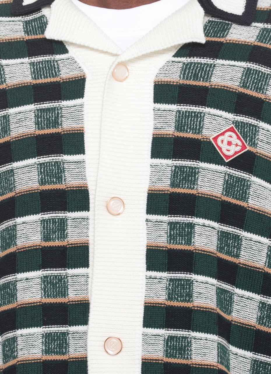 Casablanca Shirts Green Donkergroen