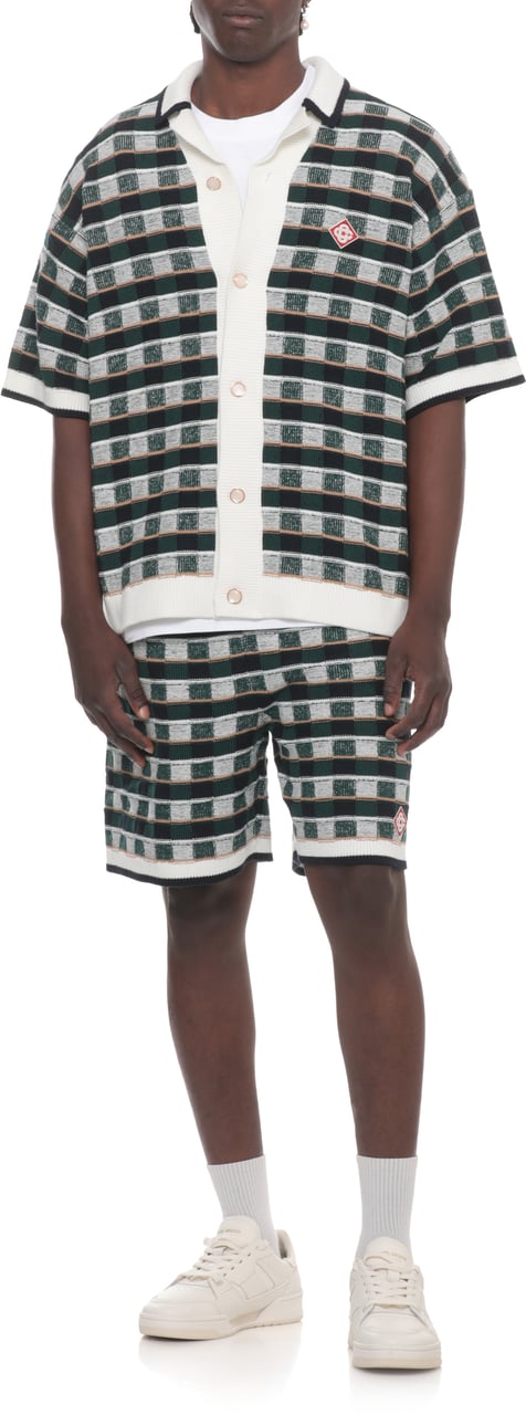 Casablanca Shirts Green Donkergroen
