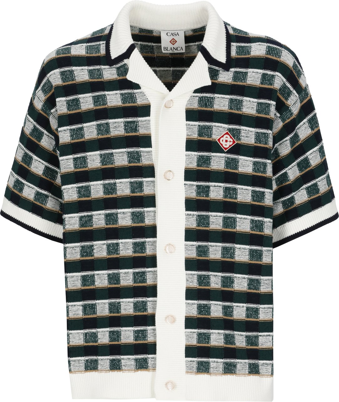 Casablanca Shirts Green Donkergroen