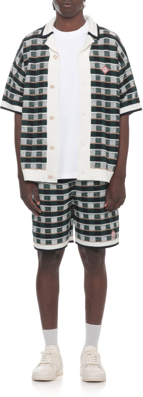 Casablanca Shorts Green Donkergroen