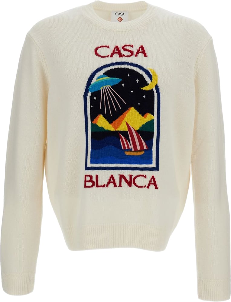 Casablanca Sweaters Panna Wit