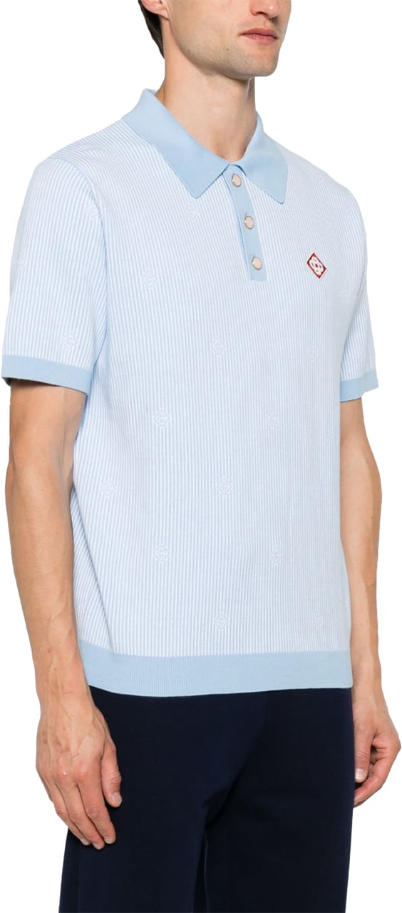 Casablanca T-Shirts And Polos Light Blu Lichtblauw