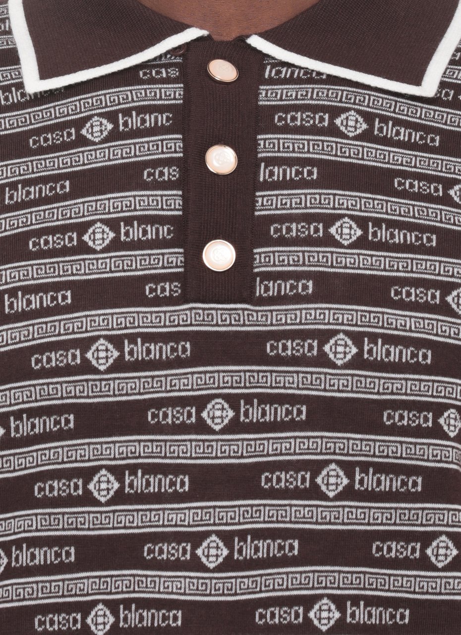 Casablanca T-Shirts And Polos Brown Bruin