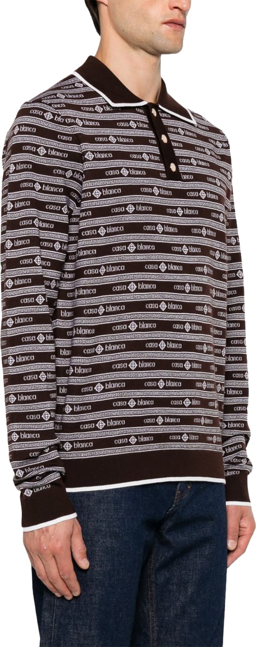 Casablanca T-Shirts And Polos Dark Brown Bruin