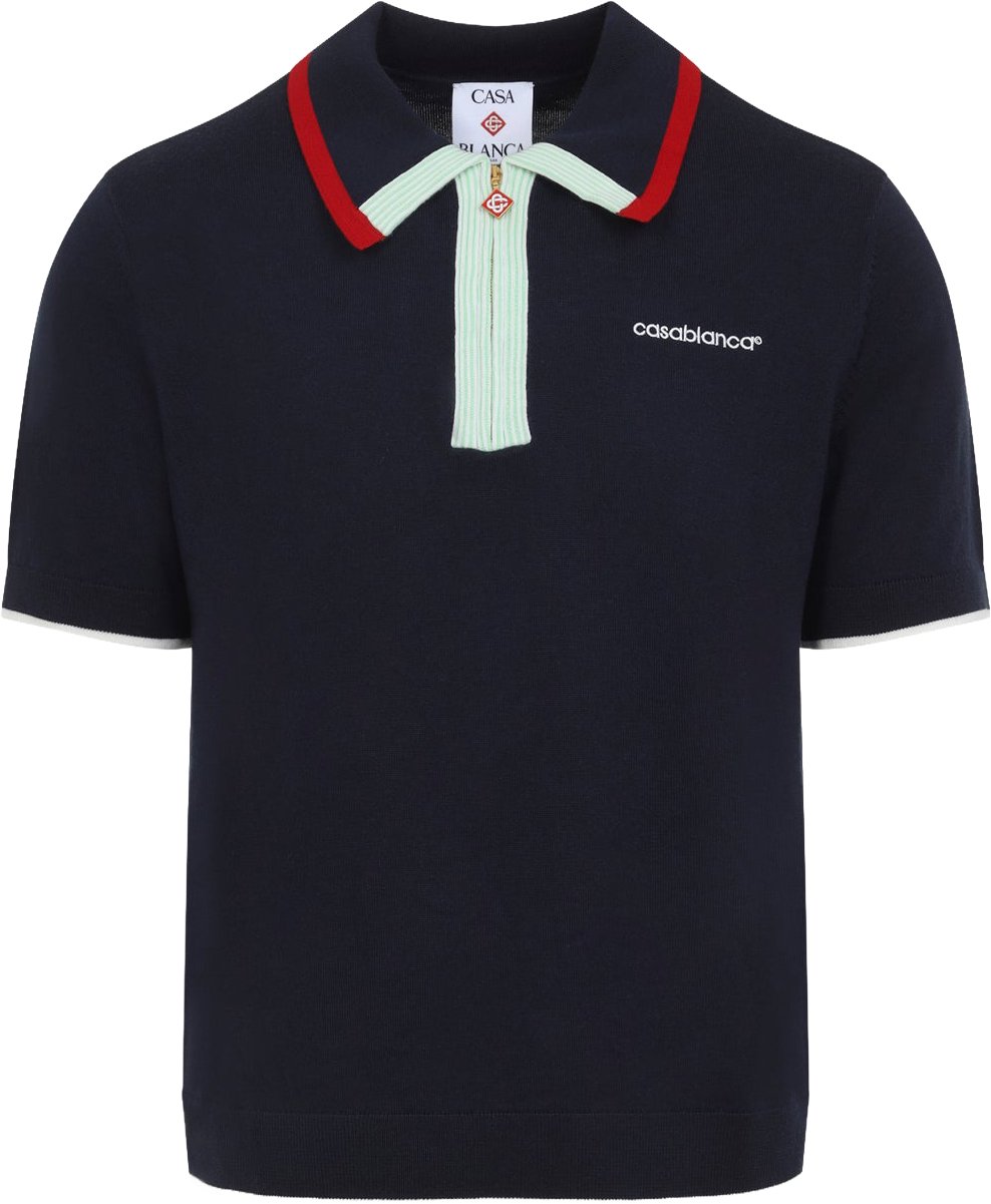 Casablanca Knitted Track Polo Divers