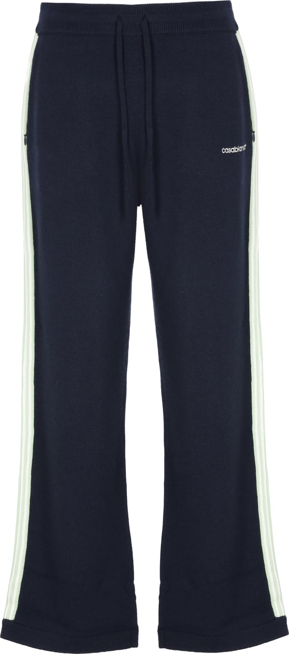 Casablanca Trousers Blue Navy