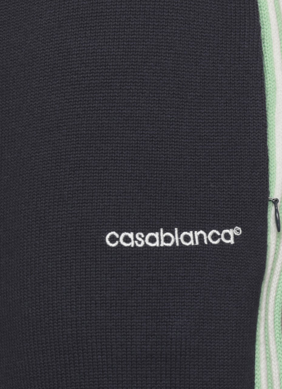 Casablanca Trousers Blue Navy