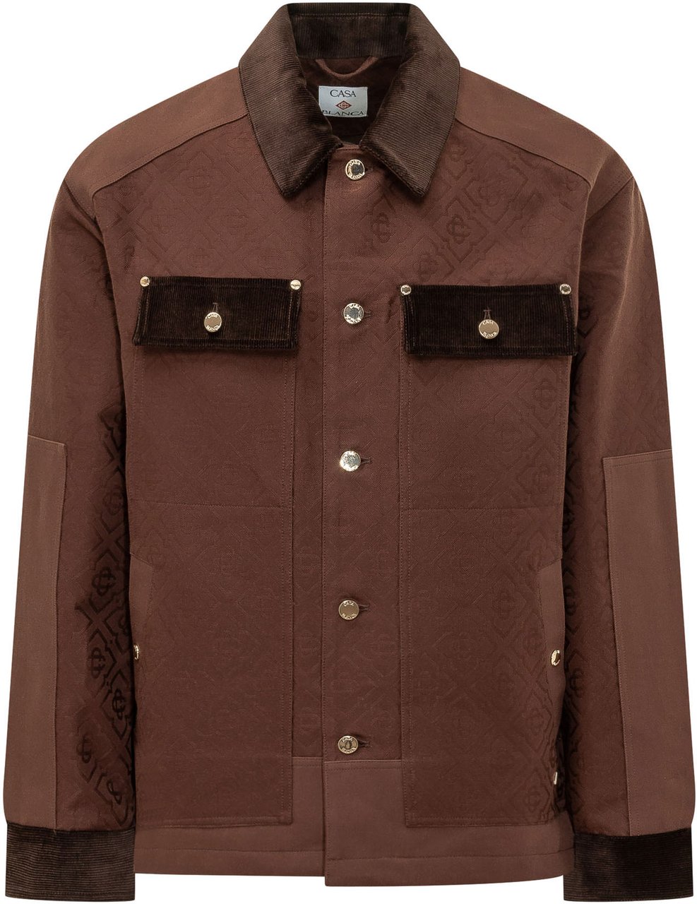Casablanca Giacca Workwear con Tasche Bruin