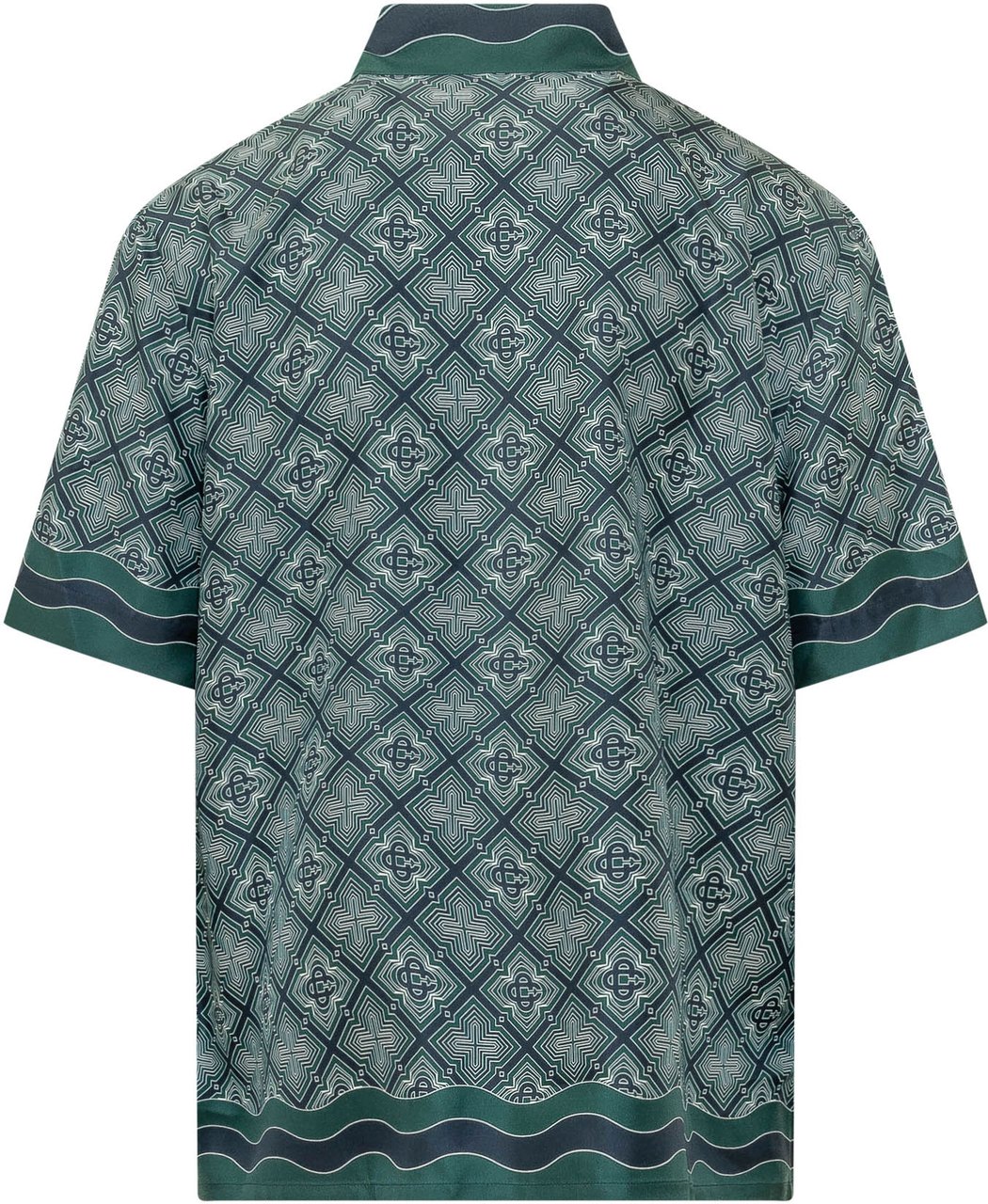 Casablanca Camicia con Stampa Grafica Groen