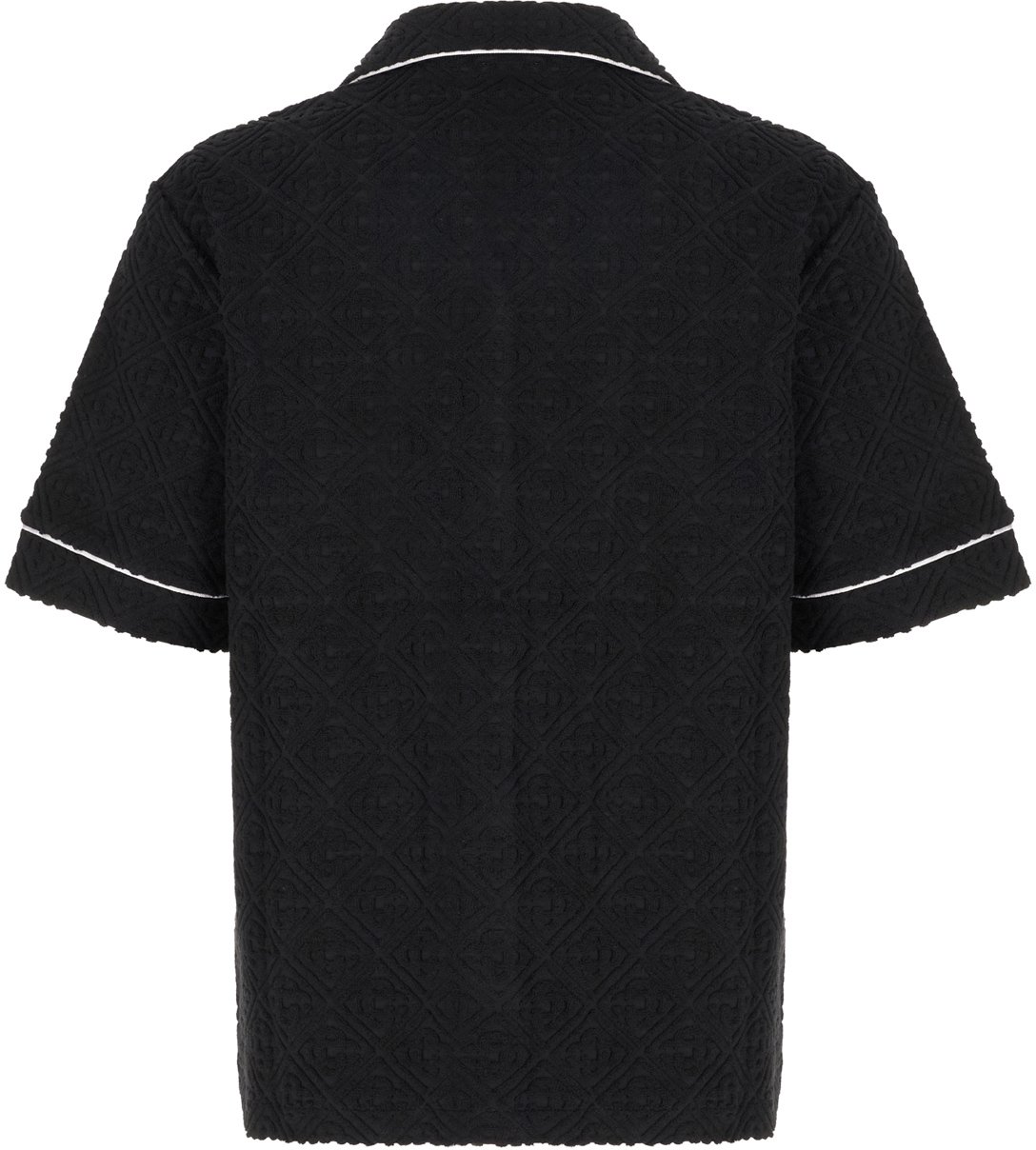 Casablanca Black stretch cotton blend shirt Zwart