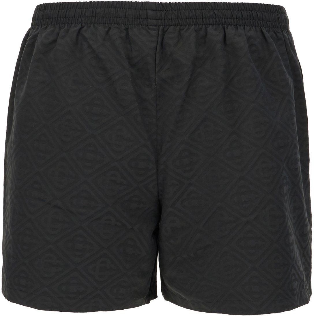 Casablanca Black polyester swimming shorts Zwart