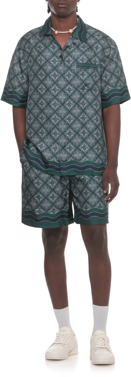 Casablanca Shorts Green Groen
