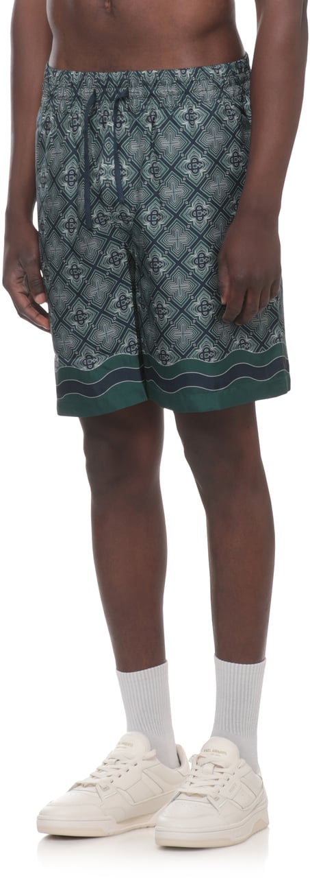 Casablanca Shorts Green Groen