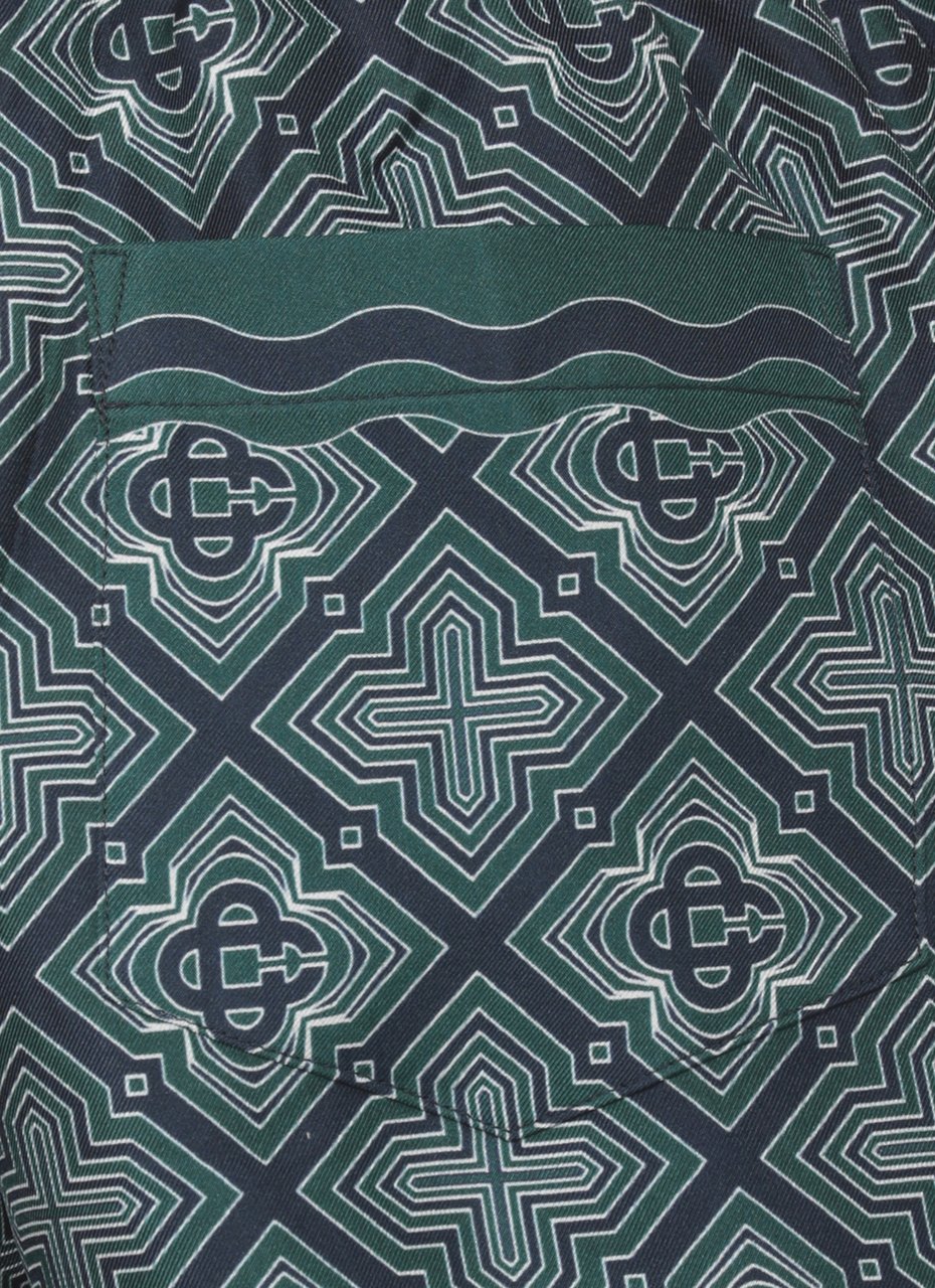 Casablanca Shorts Green Groen
