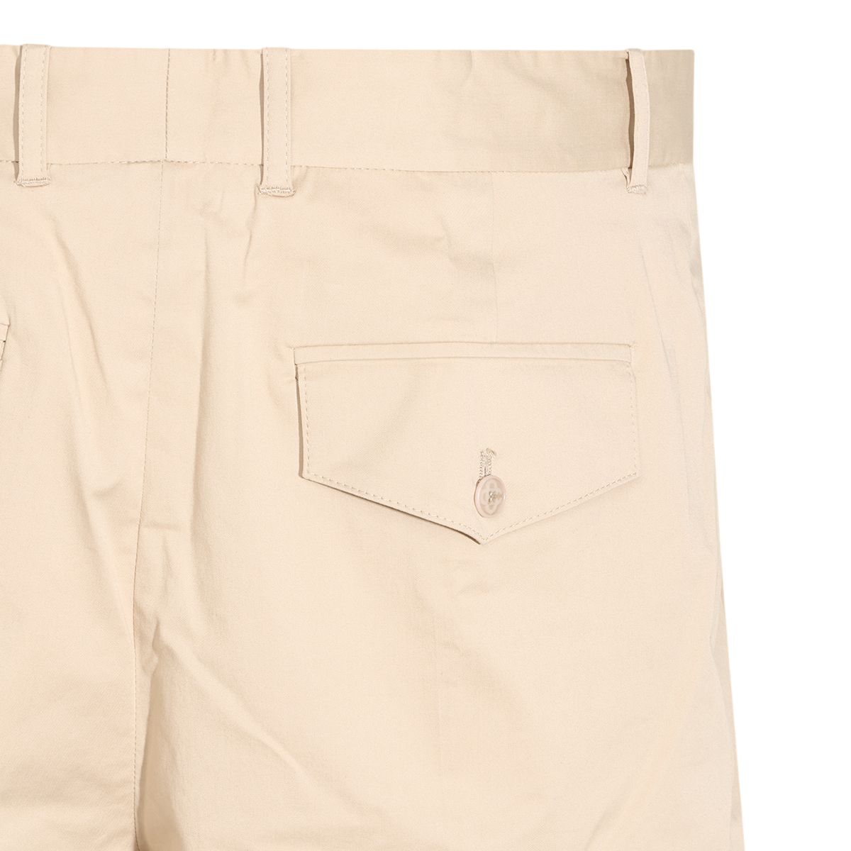 Casablanca High-Waisted Tailored Trousers with Front Pleats Neutraal