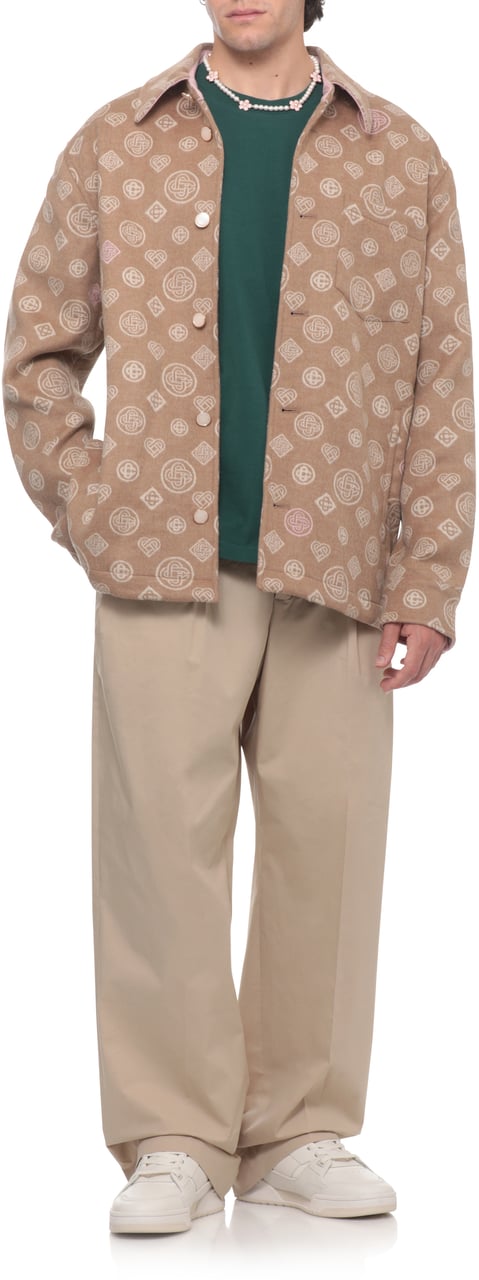 Casablanca Trousers Beige Beige