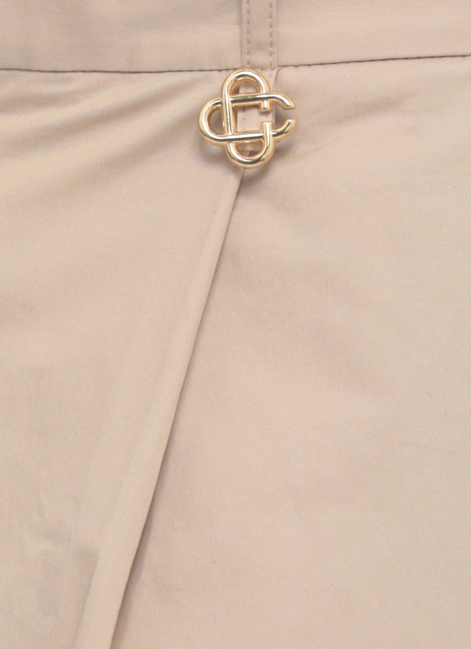 Casablanca Trousers Beige Beige