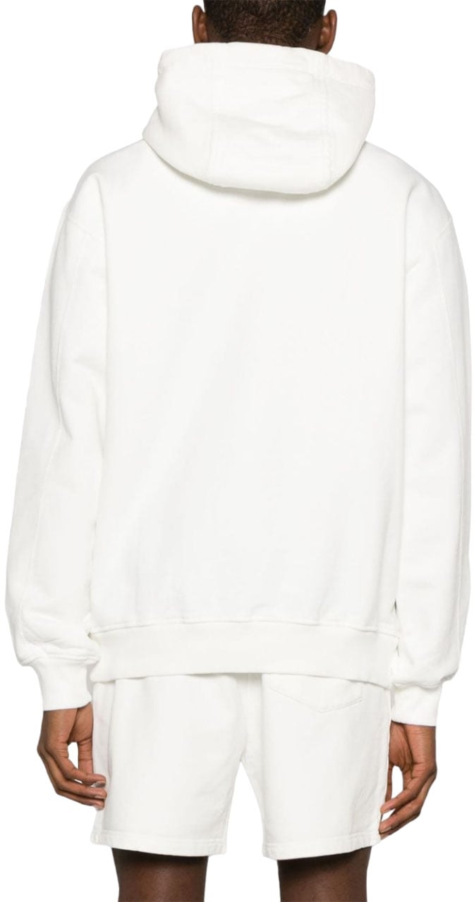 Casablanca Felpa con cappuccio uomo Wit