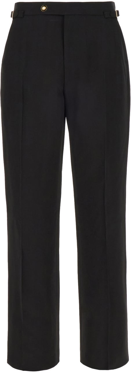 Casablanca Casablanca Black viscose blend pants Zwart