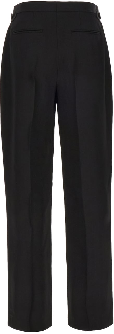 Casablanca Casablanca Black viscose blend pants Zwart