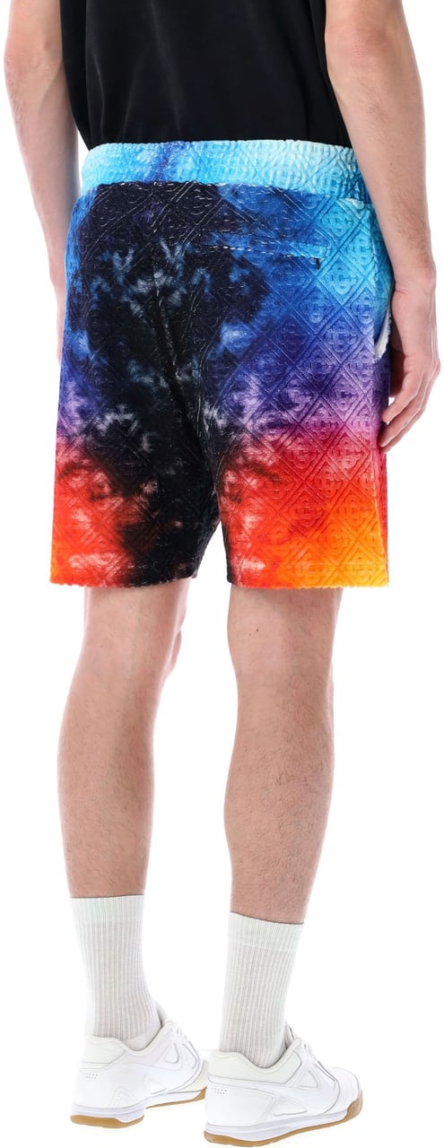 Casablanca Bermuda Monogram Toweling Black Gradient Zwart