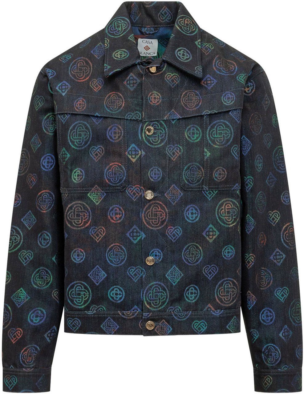 Casablanca HEATMP DENIM JACKET Zwart