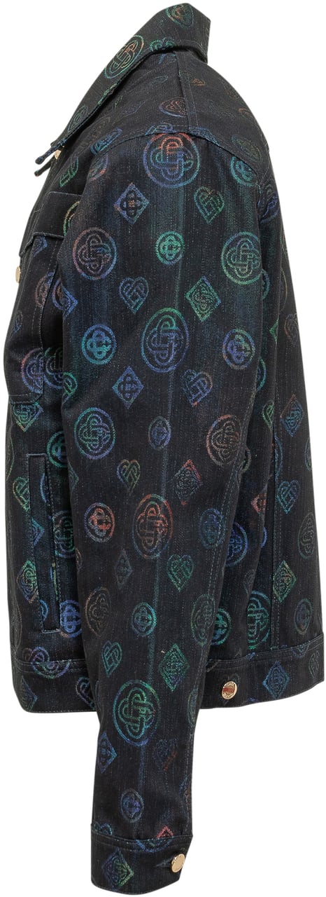 Casablanca HEATMP DENIM JACKET Zwart